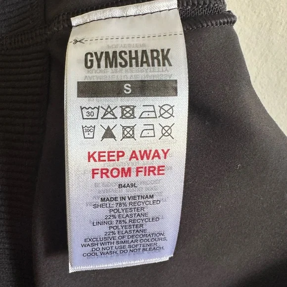 Gymshark Black Athletic Running Longline Sports Bra Medium Support size Small - Picture 9 of 10